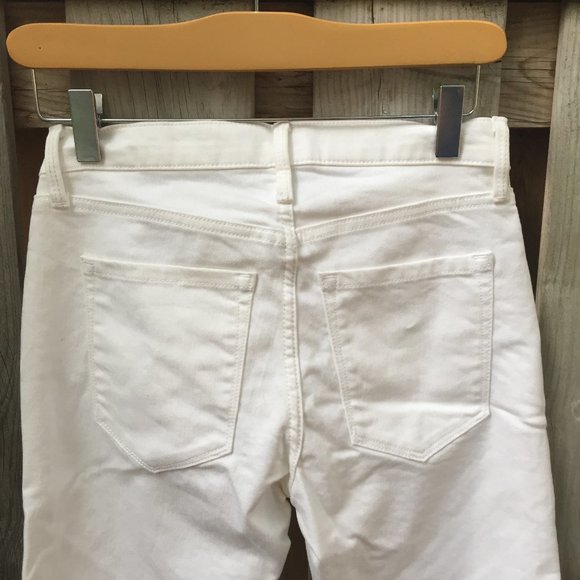 NWT Banana Republic skinny white jeans - size 25P - Picture 6 of 9